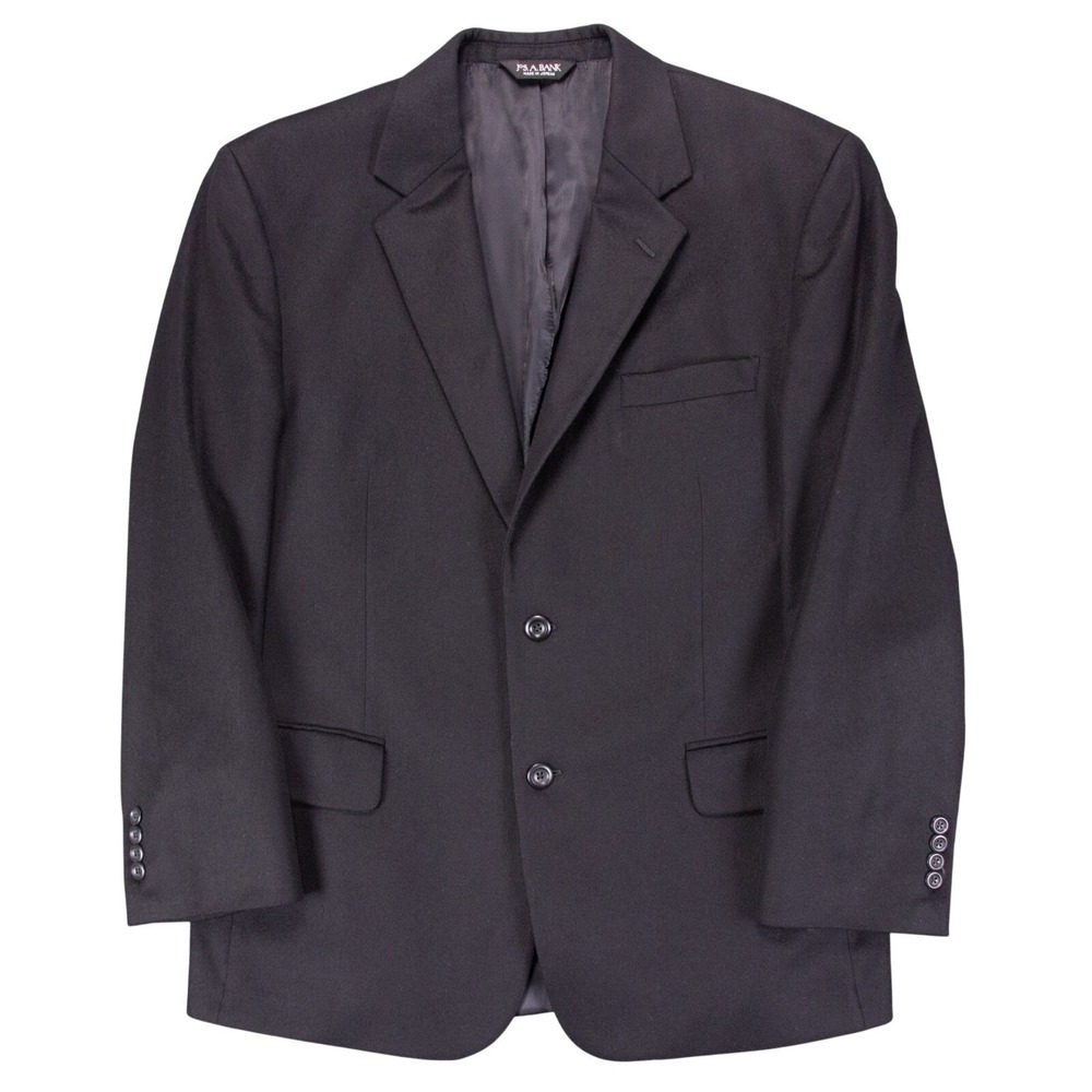 Jos A Bank Mens 42S Black 100% Cashmere Gold Button Blazer Sport Coat 2 BTN‎